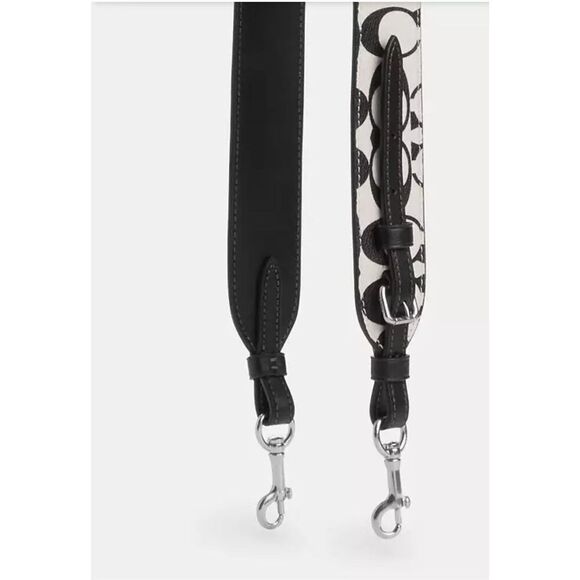 COACH logo leather novelty crossbody strap/belt - Picture 2 of 7